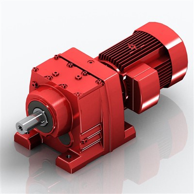 Редуктор с винтови зъбни колела